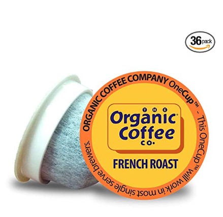 Organic Coffee Pods: Organic Coffee Co. OneCUP French Roast