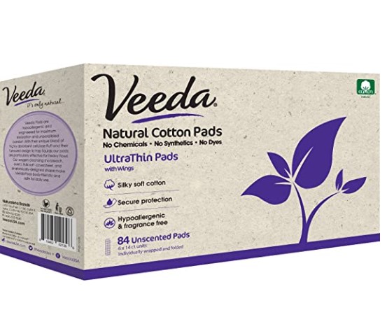 Organic Pads: Veeda Ultra Thin Absorbent Day Pads