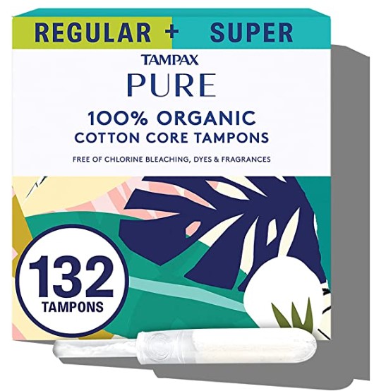 Organic Tampons: Tampax Pure Tampons