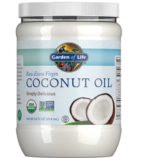 Pure Organic Coconut Oil: Garden of Life Coconut Oil for Hair