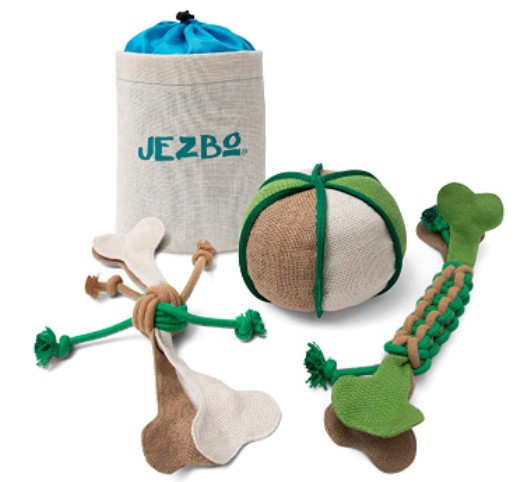 Organic Dog Toys: JEZBO All-Natural Dog Chew Toys