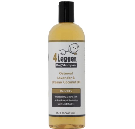 Organic Dog Shampoo: 4Legger Organic Oatmeal Dog Shampoo