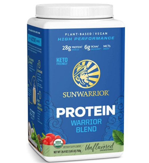 Organic Protein Powder: Sunwarrior Warrior Blend Organic Protein Powder