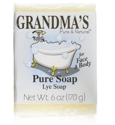 Best Organic Soap: Grandma's Pure Lye Soap Bar