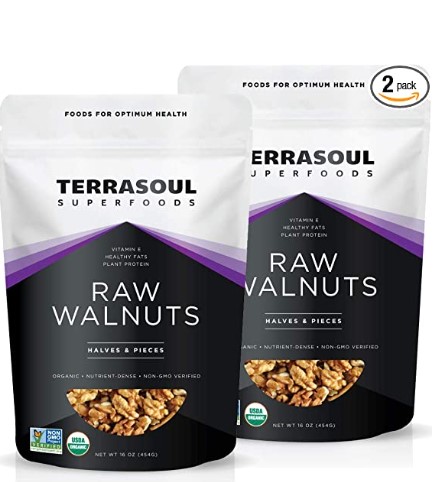 Organic Walnuts: Terrasoul Superfoods Organic Raw Walnuts