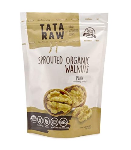 Organic Walnuts: TATA RAW - Sprouted Organic Walnuts